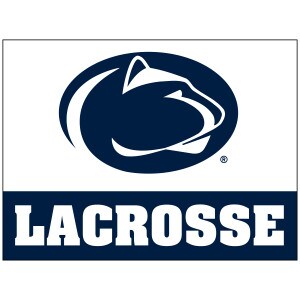 removable sticker with Penn State Athletic Logo above Lacrosse